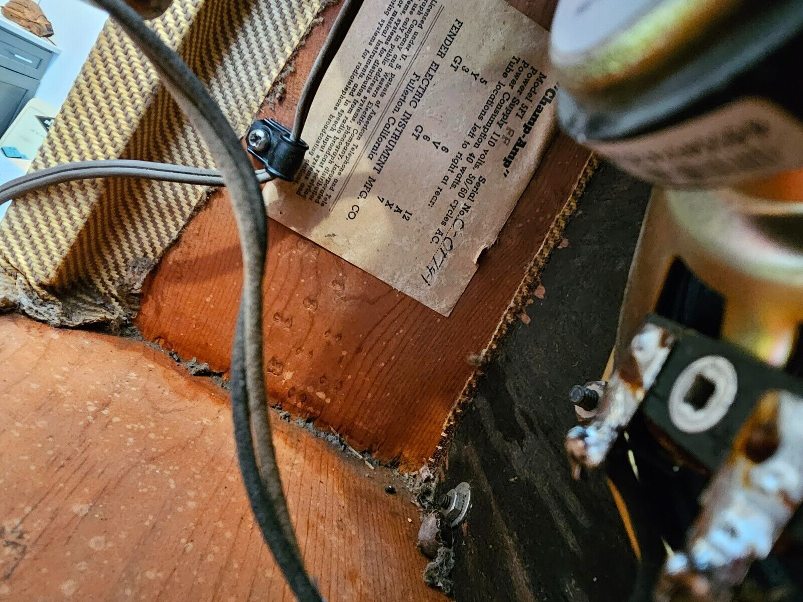 1956 Fender Tweed Champ Electric Guitar Amplifier